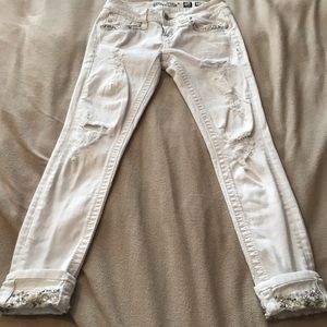 Miss Me white jeans
